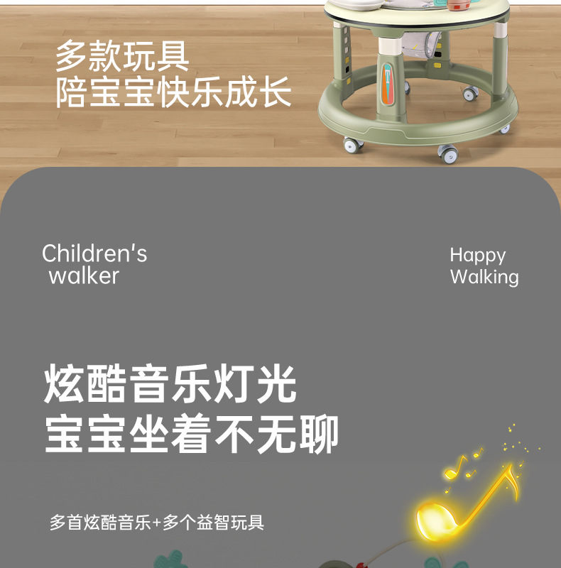 婴儿学步车男女宝宝多功能防侧翻7-18月男女孩可坐可推儿童手推车详情10