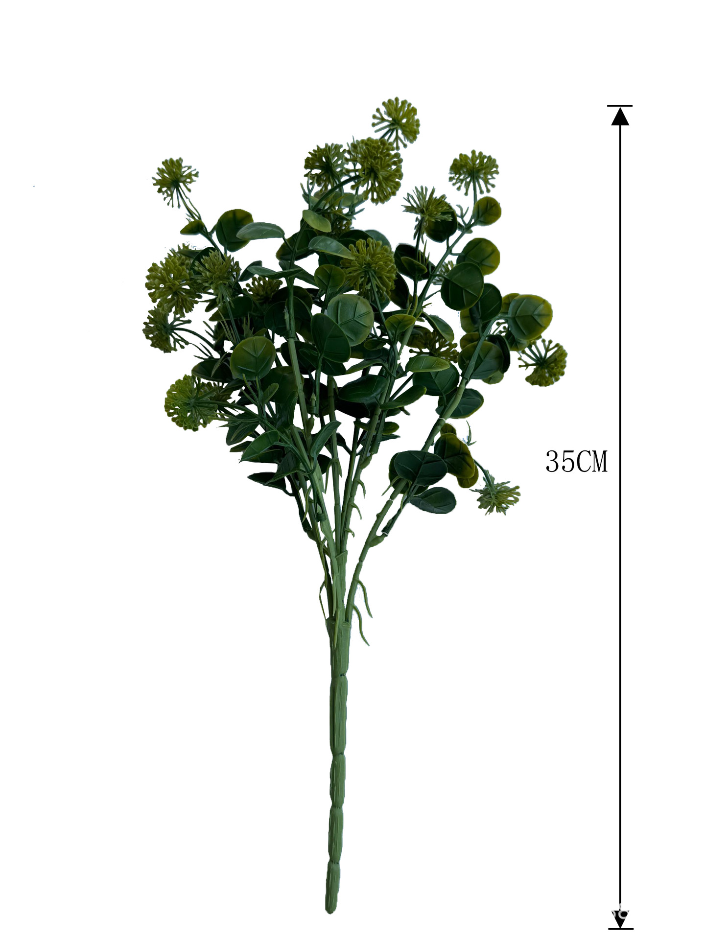 批发仿真绿植尤加利叶竹叶水草把束园艺园林宠物装饰绿叶系列详情4