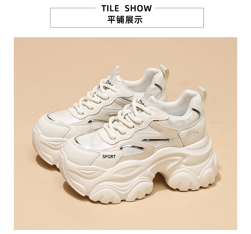 Insole height-increasing dad shoes for women, Spring 2026 new style comfortable and versatile casual shoes for women, thick-soled sports shoes for women pic 11