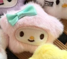 三丽欧卡通毛绒星星 玉桂狗 美乐蒂甜美五角可爱毛详情1