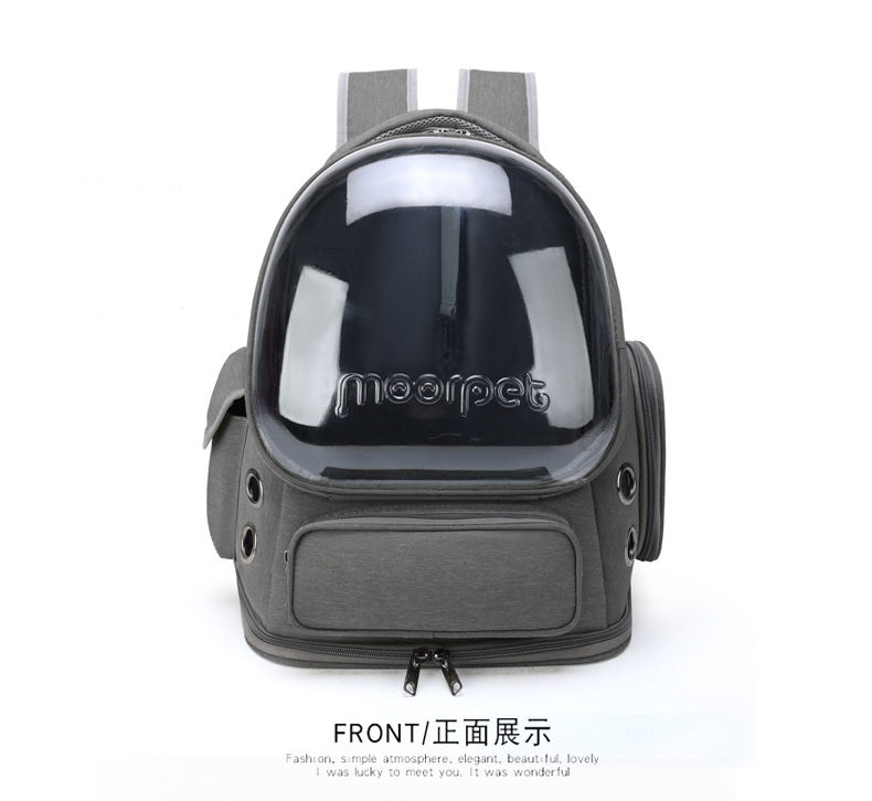 Portable and breathable cat bags for going out, space pet cabin, double-shoulder cat backpack, cat cage, dog and cat schoolbag, cat supplies pic 20
