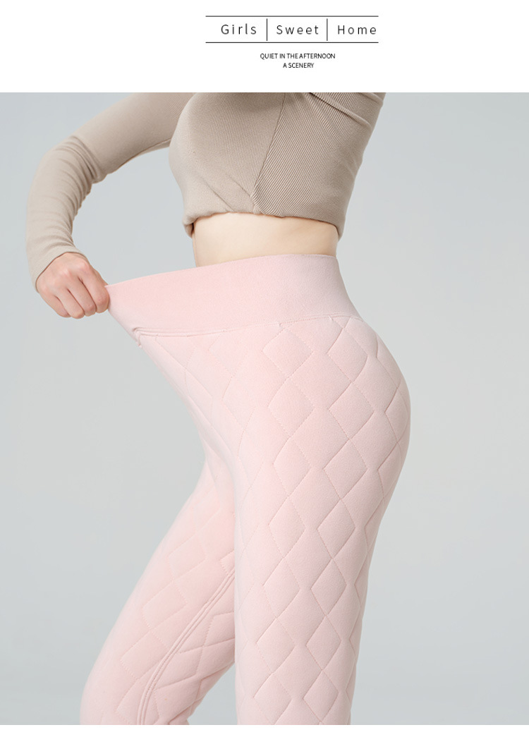 羊毛保暖裤女外穿秋裤冬季加绒加厚打底裤高腰东北特厚羊羔绒棉裤详情18