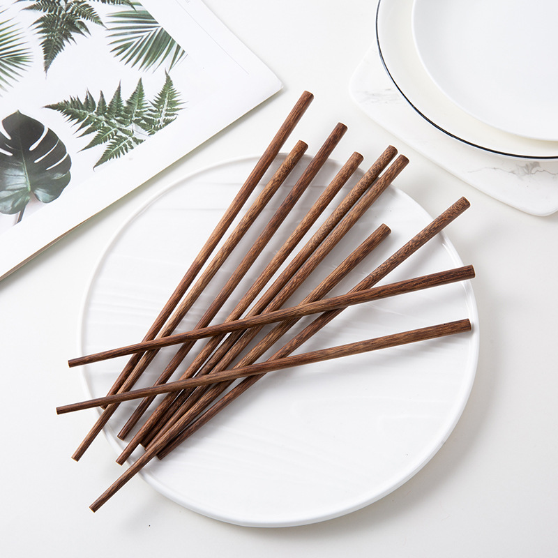 红檀木筷子家用鸡翅木无漆无蜡防滑耐高温高档木筷不发霉不变形详情3