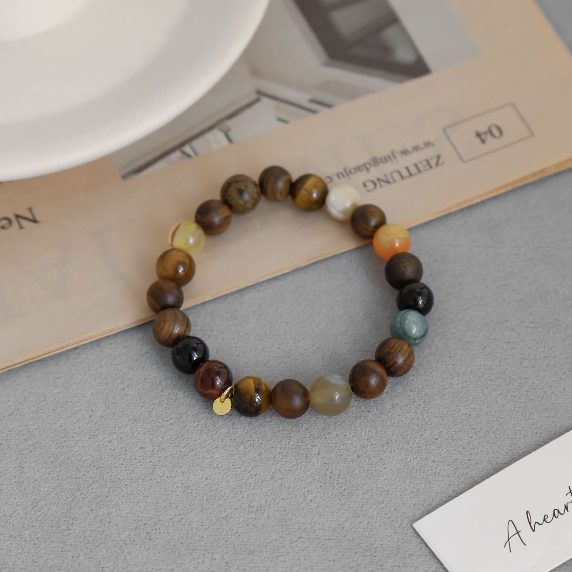 董洁同款宇宙多宝手链简约新中式小清新质感小众简约串珠手链手串详情8