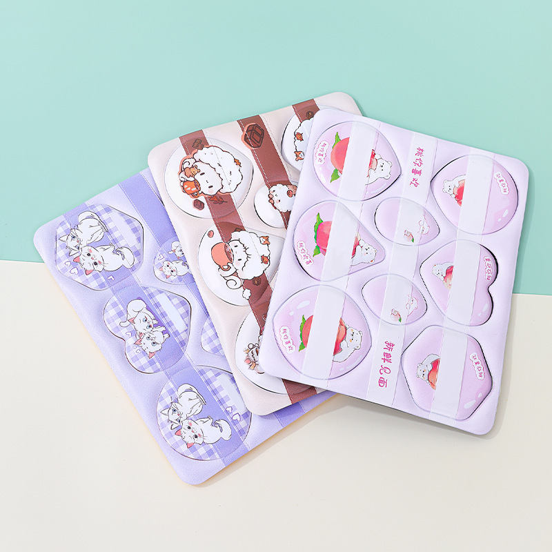 工厂定制采摘系列气垫粉扑不吃粉干湿两用聚氨酯化妆海绵美妆工具详情4