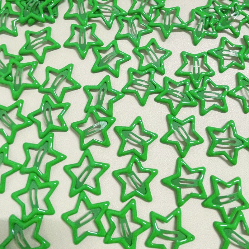 可爱bb夹侧边夹刘海夹金属y2k小夹子头饰发夹川野多巴胺星星发夹详情18