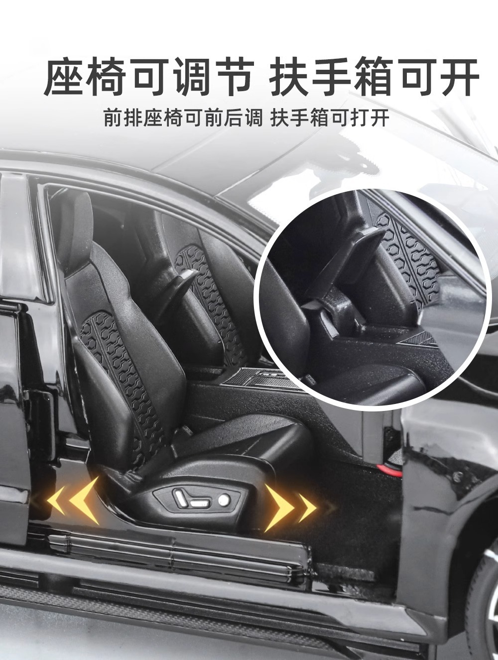 Official authorized 1:18 Audi RS7 alloy sound and light Rebound car six-door model Toy car model, boy gift car model pic 10