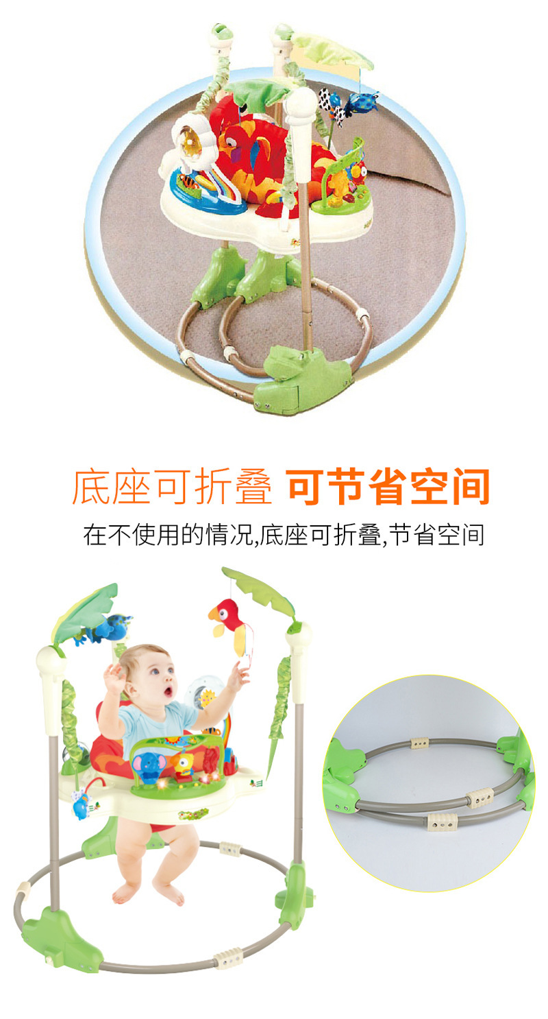 Cross-border baby jumping chair, fitness frame, music toy, newborn baby jumping park, multi-functional jumping swing pic 21
