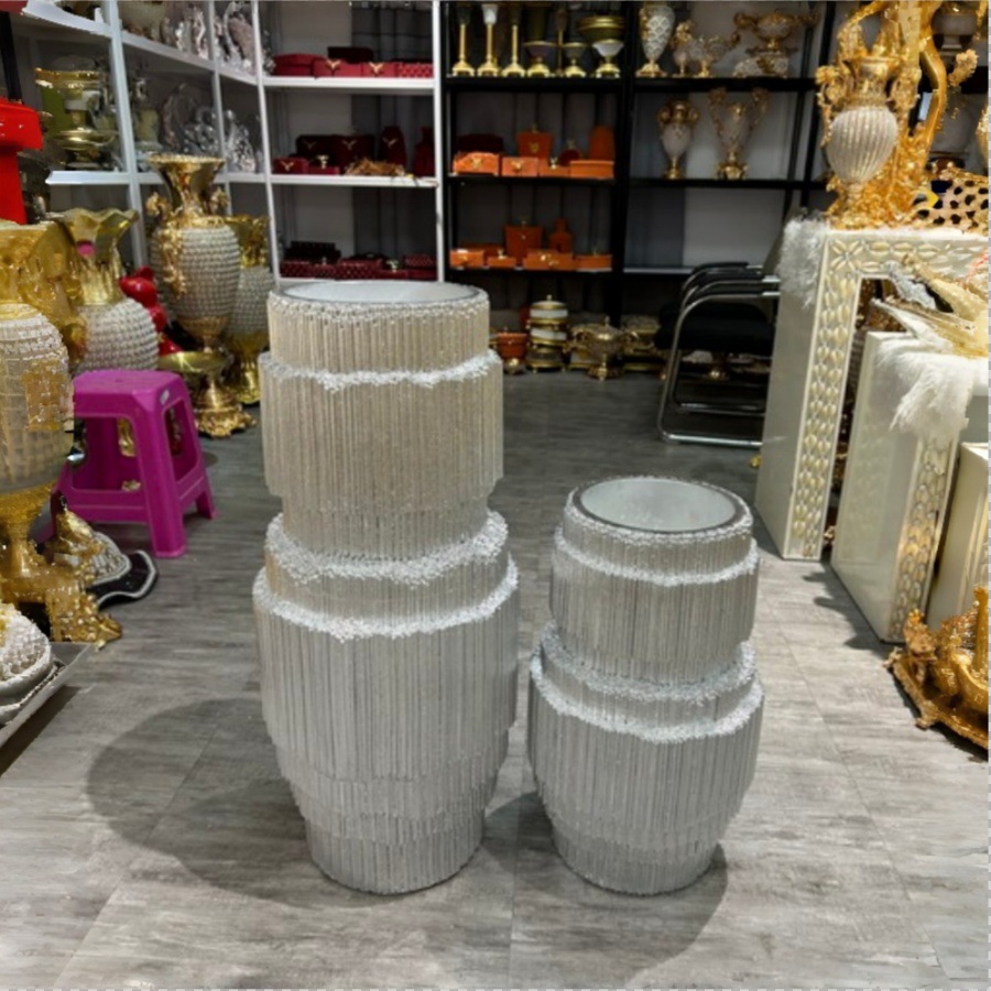 A new simple and elegant fiberglass floor-standing ceramic vase, an expensive soft decoration item for office rooms pic 4