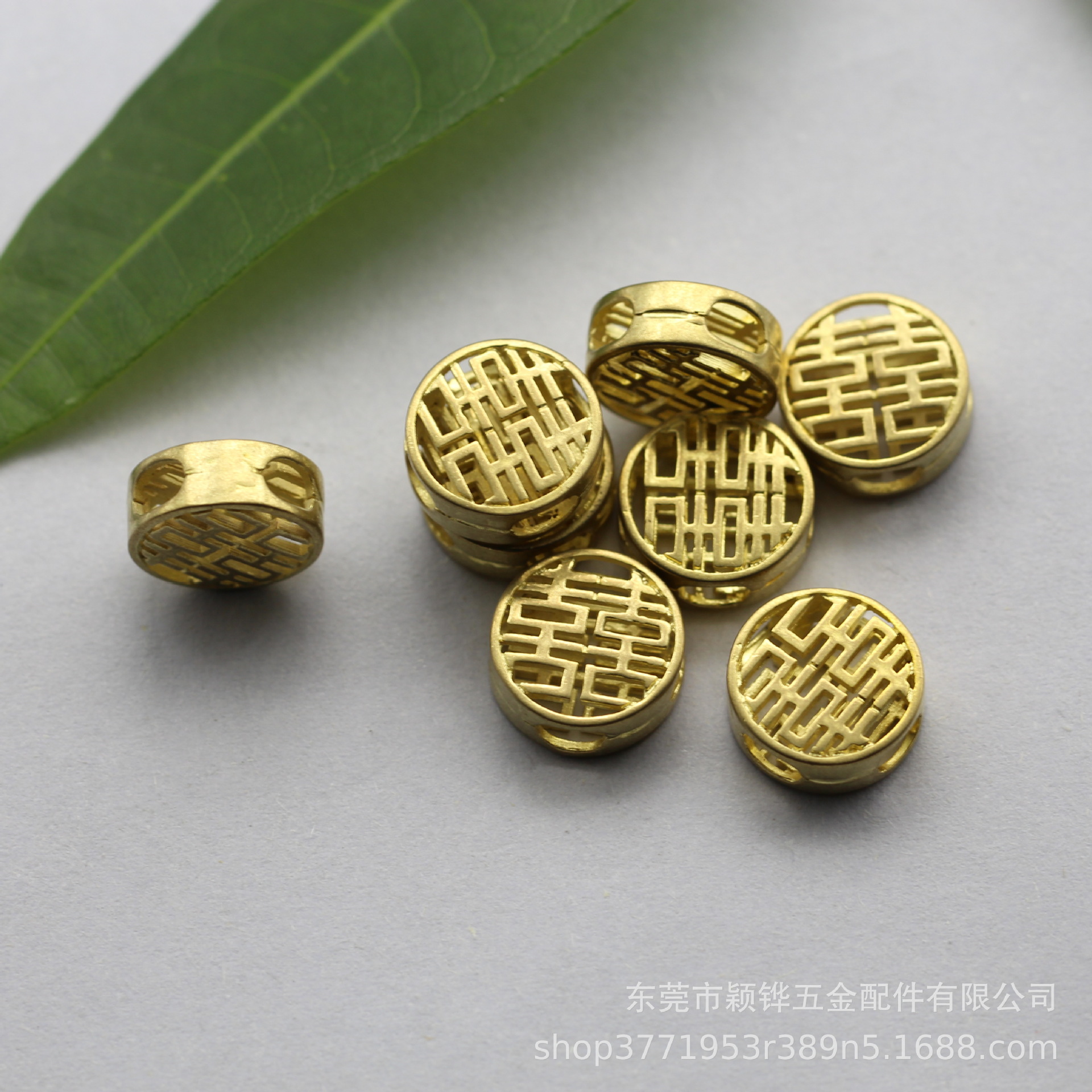 空心潮人耳饰黄铜菱形耳环耳钉配件diy手作材料菱形吊片挂件批发详情26