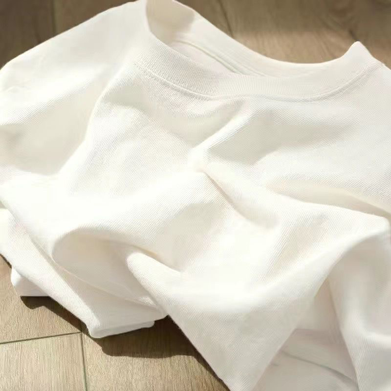 港风冰丝短袖T恤男女同款国潮中国风印花情侣夏季宽松上衣半截袖详情19