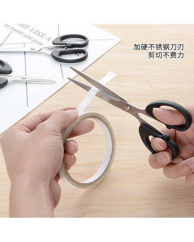 手工文具剪刀办公家用缝纫剪纸剪刀便携式学生剪子用品不锈钢剪刀详情4