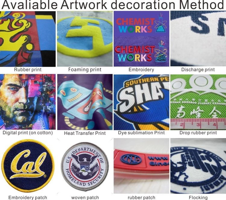 Summer high-quality cotton solid-color casual loose oversized T-shirt custom printed with pictures and logos pic 8