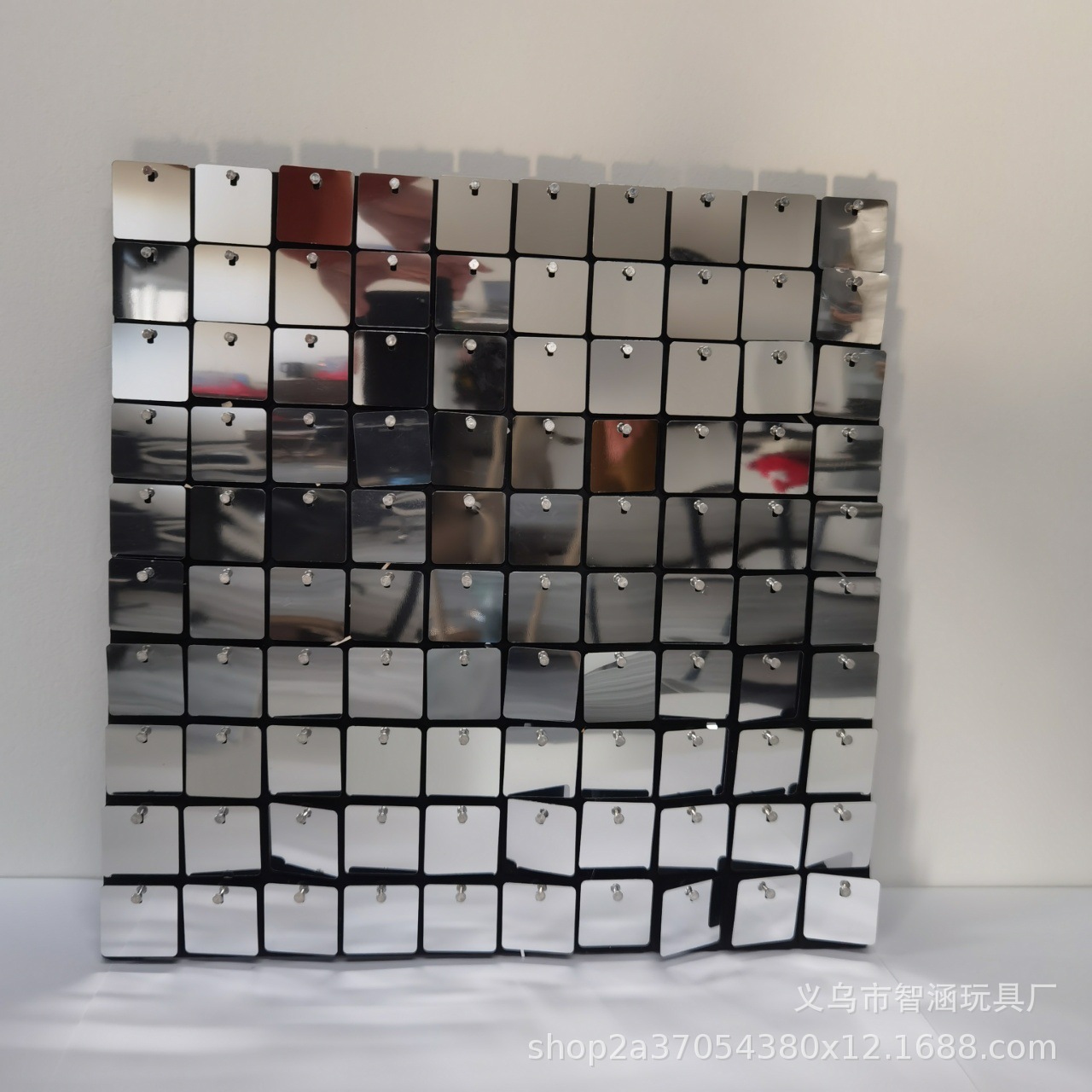 亮片风动扣板风动板背景墙亮片墙多彩广告板透明板装饰透明底板详情34