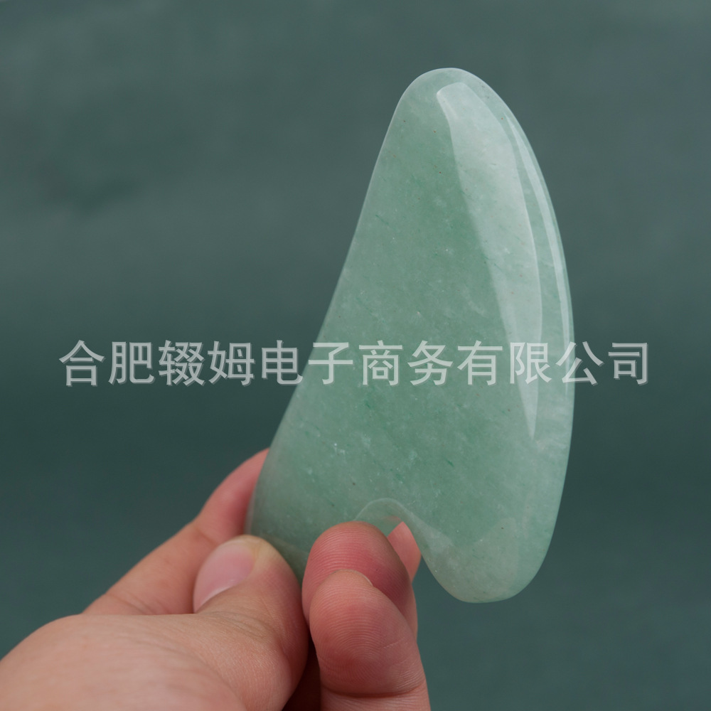 玉石刮痧板绿东陵刮痧按摩工具面部按摩身体刮痧保健按摩用品皮肤护理详情18