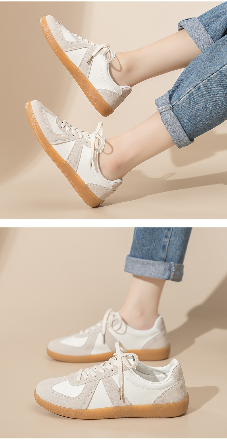 情侣鞋百搭休闲小白鞋女ins韩版男女德训鞋子平底板鞋阿甘鞋F8815详情10