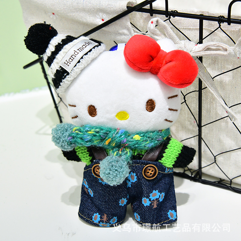凯蒂猫小挂件可爱hellokitty毛绒公仔玩偶包包挂饰Kitty创意潮品详情4