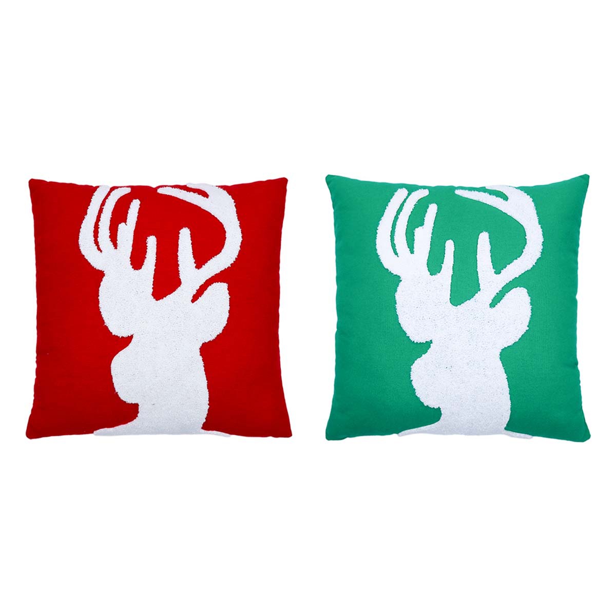 New cross-border Christmas series towel embroidered linen pillowcase sofa bedside Christmas atmosphere tufted pillow cover pic 7