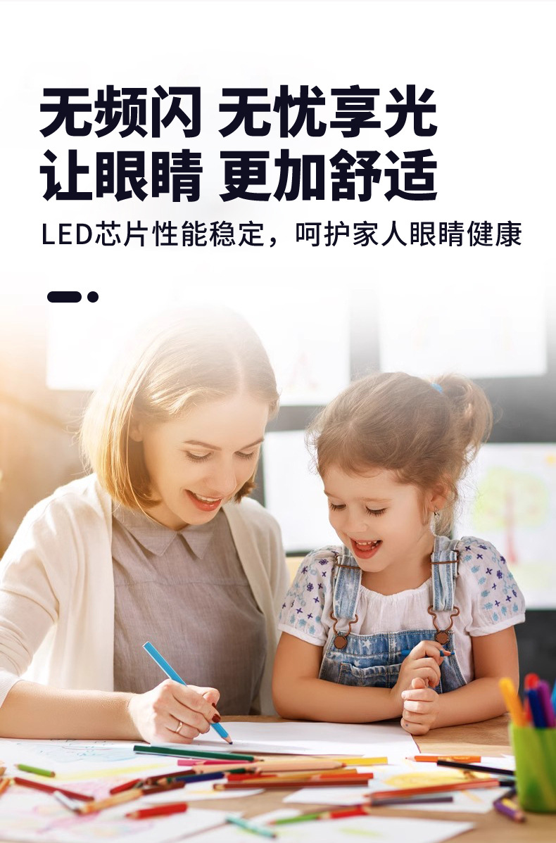 LED灯泡玉米灯家用e27螺纹e14螺口节能灯暖白三色光照明吊灯光源详情10