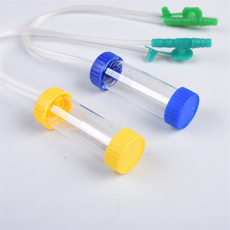 外贸专供一次性小孩手动吸痰器独立包装医用硅胶简易痰液收集装置详情8
