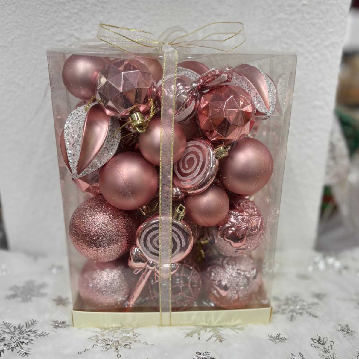Amazon ambience-themed painted ball accessories, Christmas party, wedding, Christmas tree, candy pendants, Christmas decorations pic 2