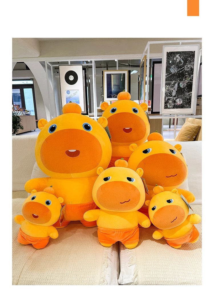 正版多爱水豚噜噜毛绒玩具公仔挂件小玩偶睡觉布娃娃搞怪生日礼物详情15