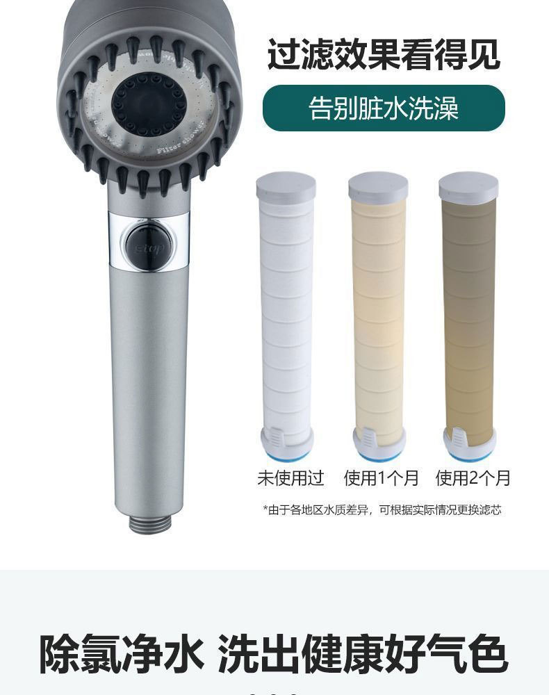 The new pressurized showerhead of Dai Spray features a three-speed water stop interface for bathing and showering, as well as a universal interface for massage pic 6