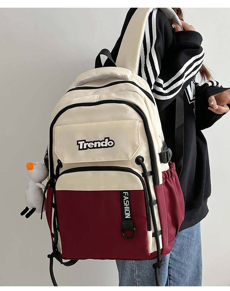 Schoolbag for boys, large capacity, high-end feel, 2025 new style for boys, high school students, backpacks for girls, college students pic 9