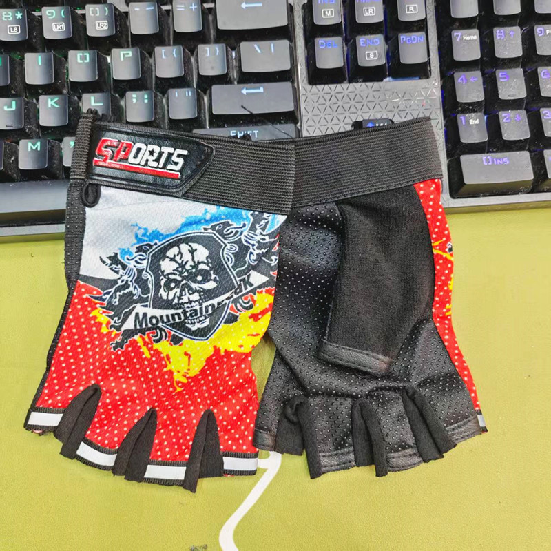 Sports outdoor gloves for men and women, anti-slip and protective training, weightlifting, yoga, fitness, cycling, mountain climbing, driving, half-finger gloves pic 7
