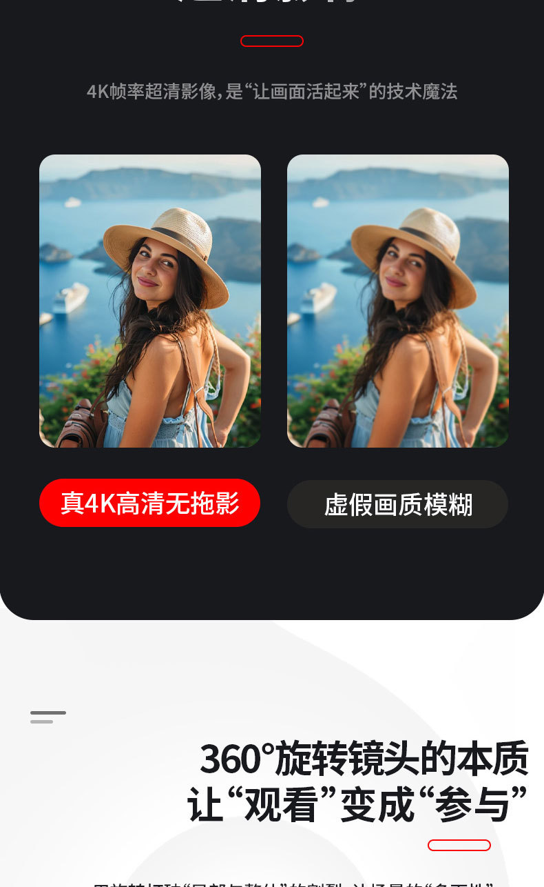 高清户外运动摄像机胸前佩戴式便捷录像神器拍摄记录仪爆款详情3