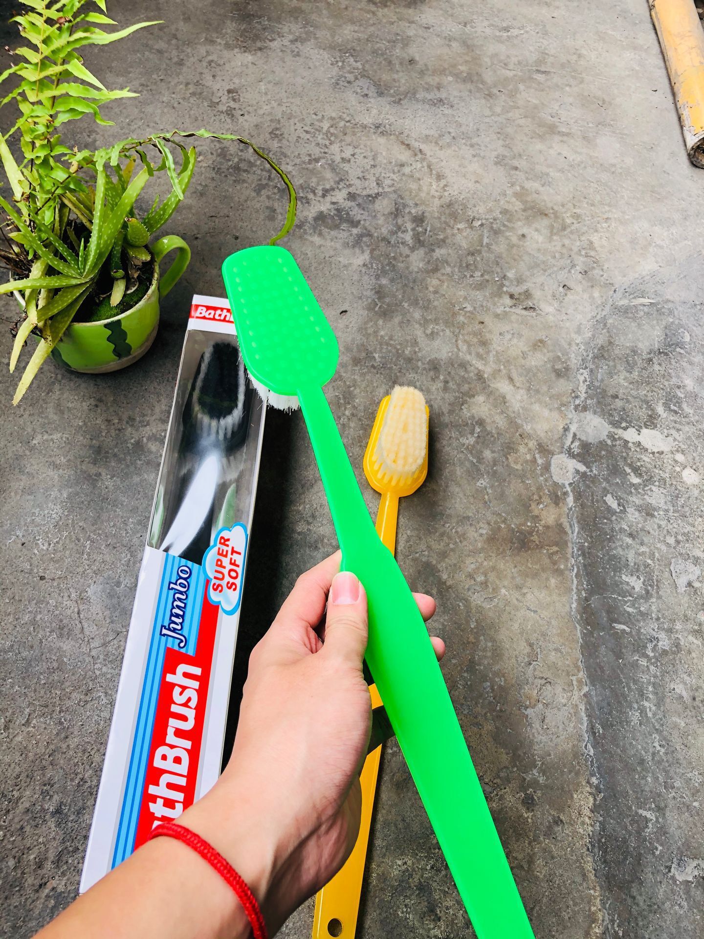 Large toothbrush, big toothbrush, scrubbing brush, bathing brush, cleaning brush, hotel long-handled massage, back rubbing, bath brush, bath brush pic 11