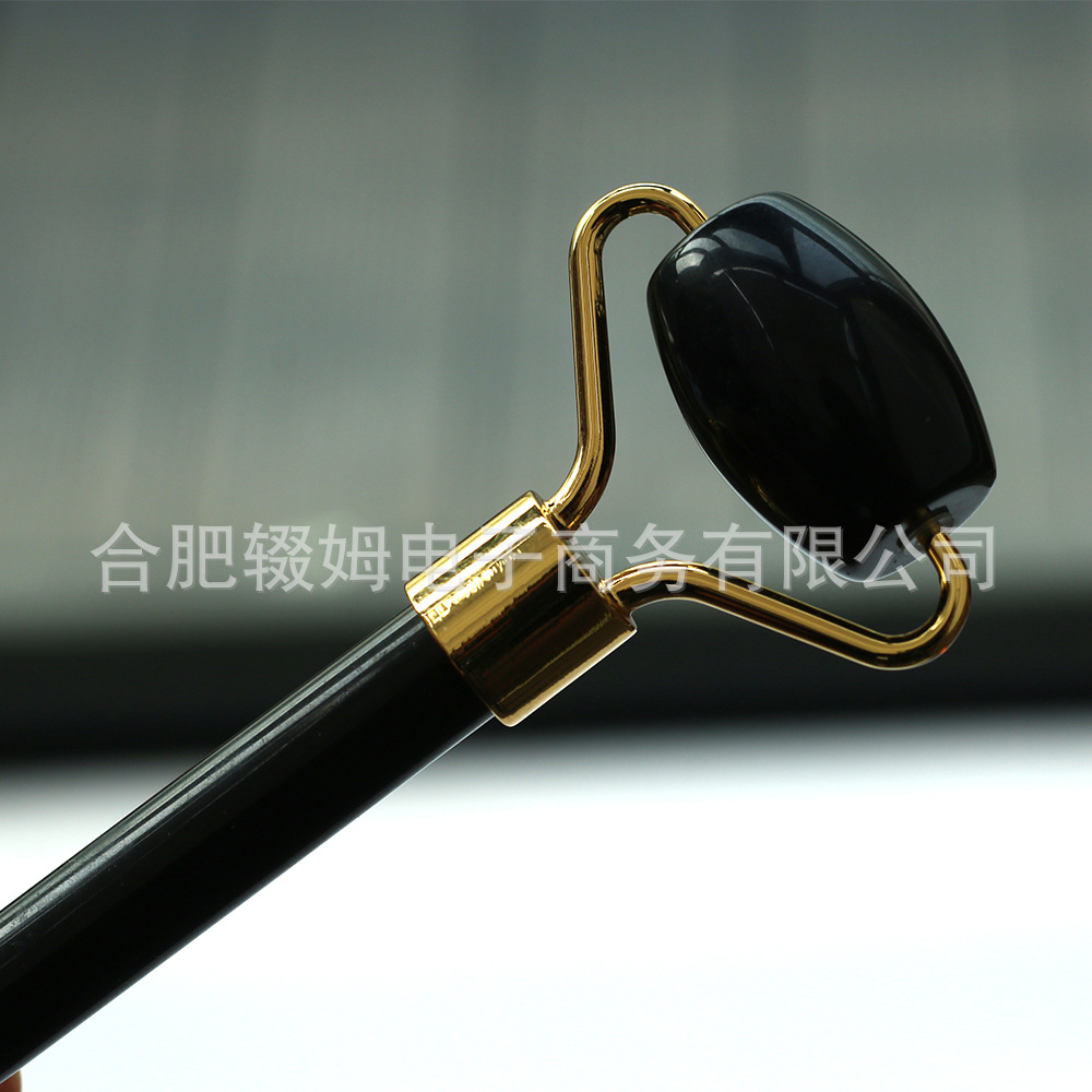 工厂直销紫水晶玉石滚轮按摩器专用脸部刮痧按摩美容棒美容院推拿馆用详情34