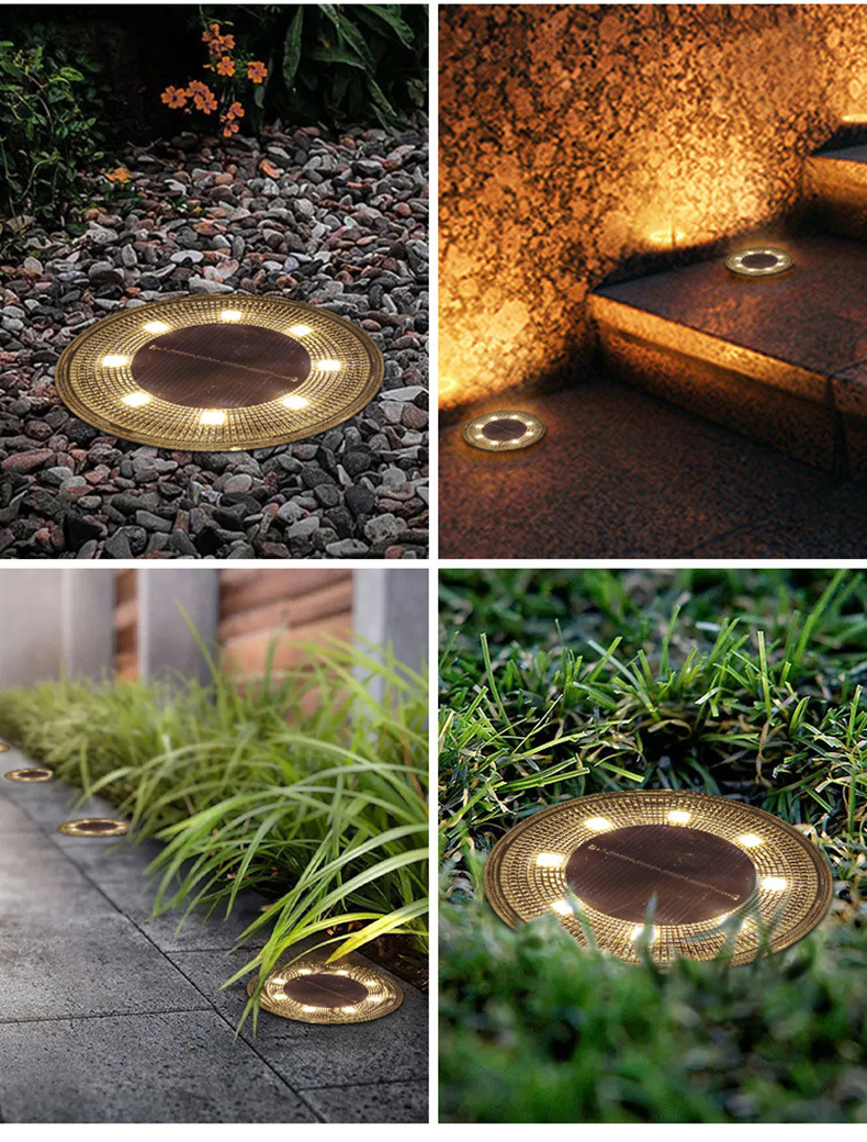 Solar lamps, outdoor waterproof steps, garden and lawn lamps, solar buried lamps, solar courtyard lamps pic 9