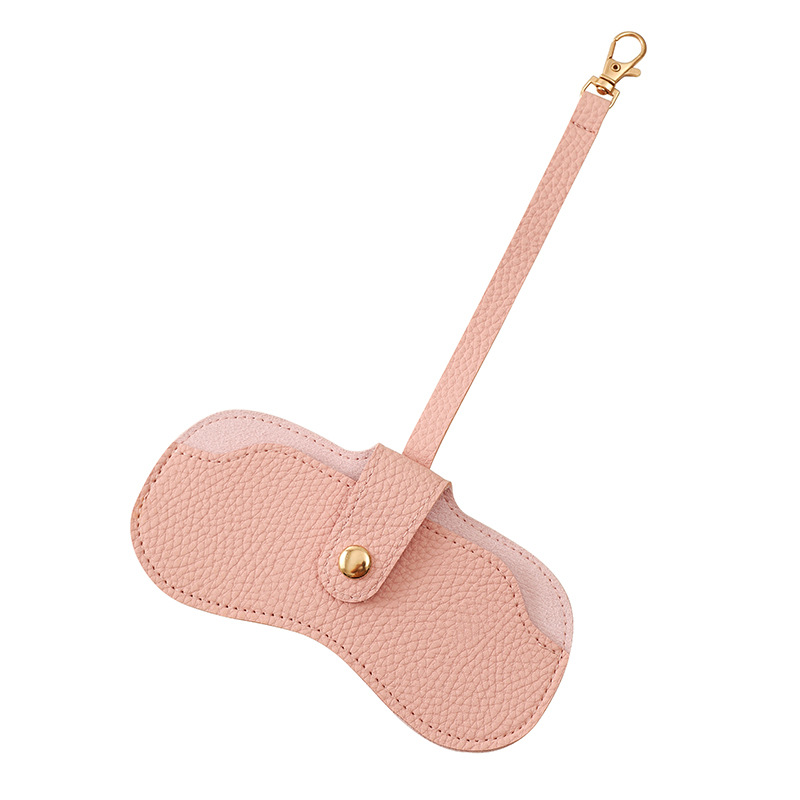 复古近视眼镜墨镜盒太阳眼镜包便携带扣眼镜盒时尚简约眼镜收纳袋详情12