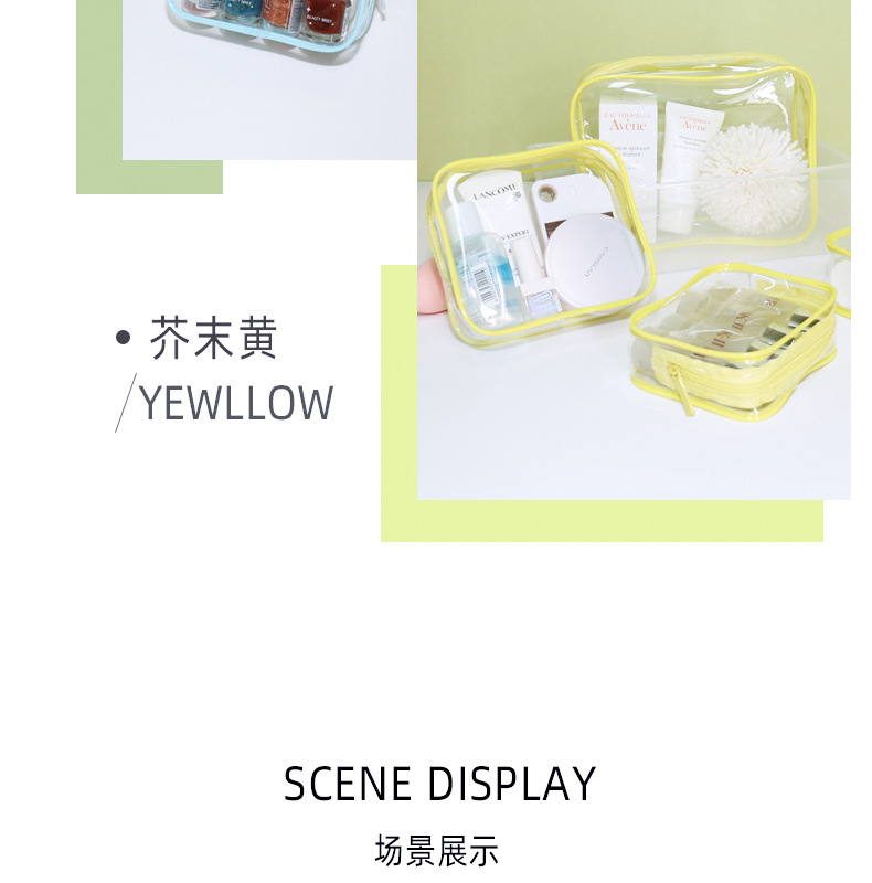 新款化妆包高颜值收纳袋专用大容量防水旅行收纳包透明洗漱包便携详情16