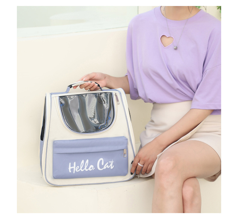 Pet bag water repellent for cats going out, fashionable and versatile backpack, space capsule for cats and dogs pic 17