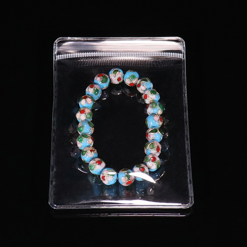 Beijing Cloisonne classical ethnic style jewelry, cloisonne enamel filigree silver blue round bead bracelet pic 33
