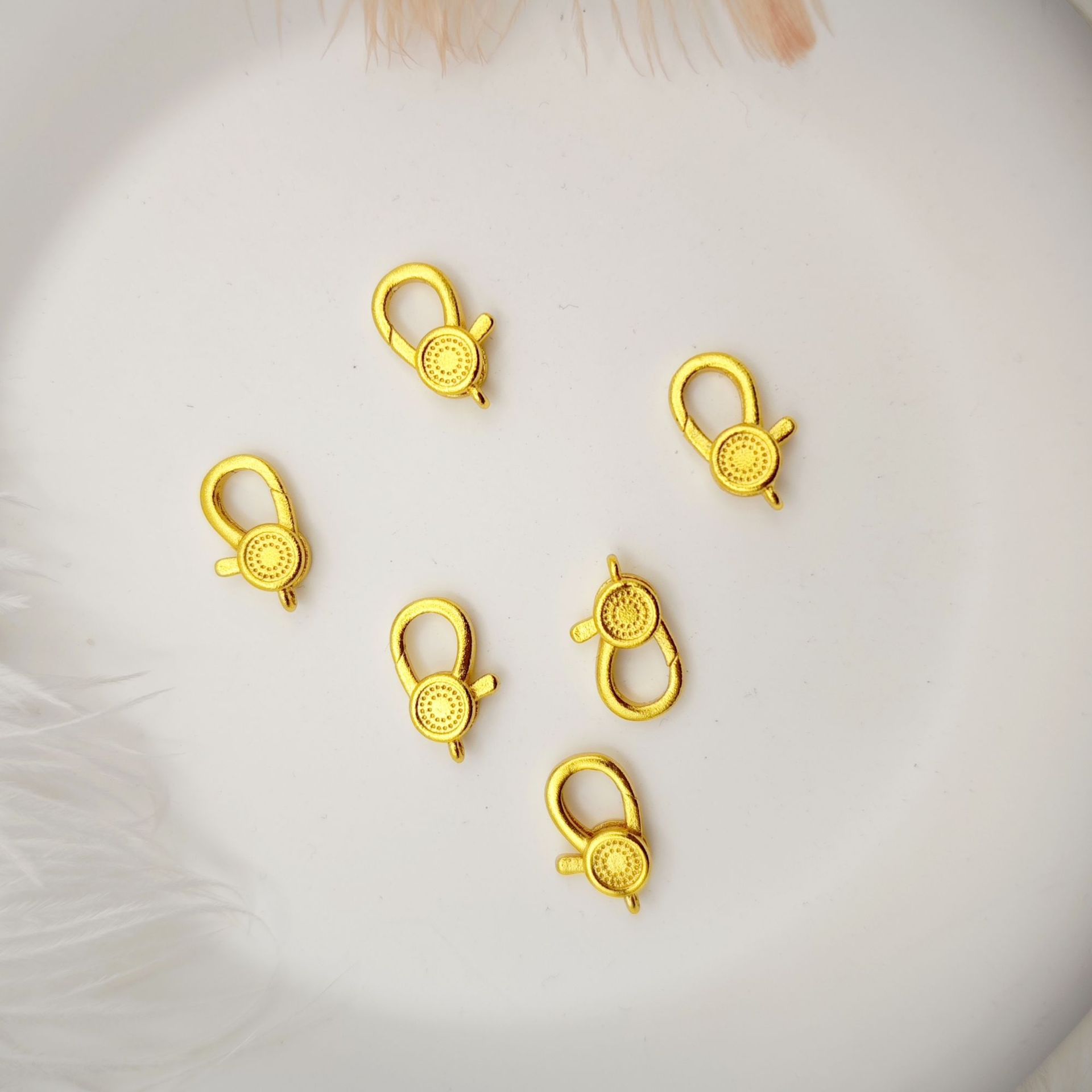 保色古法金饰品扣异型扣diy手链项链扣连接扣详情15