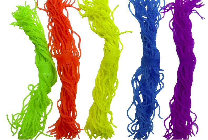 跨境专供减压意大利面条TPR软胶拉力派对 食玩 DIY亚马逊厂家批发详情2