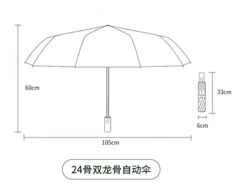 雨伞大量批发反向雨伞广告伞定制logo全自动遮阳防晒伞晴雨伞折叠详情21