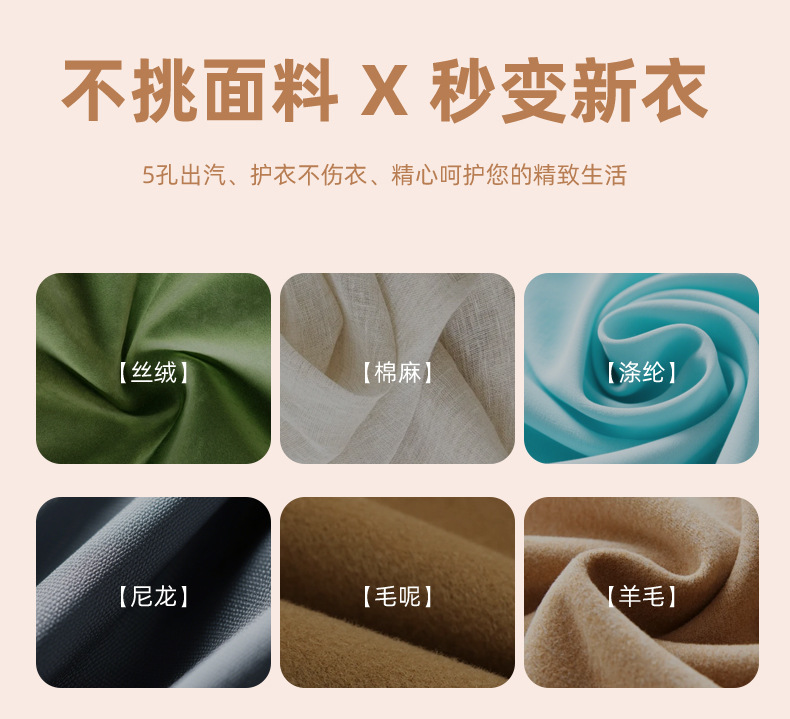 2025新款手持挂烫机蒸汽熨斗家用小型宿舍学生便携式熨衣服熨烫机详情11