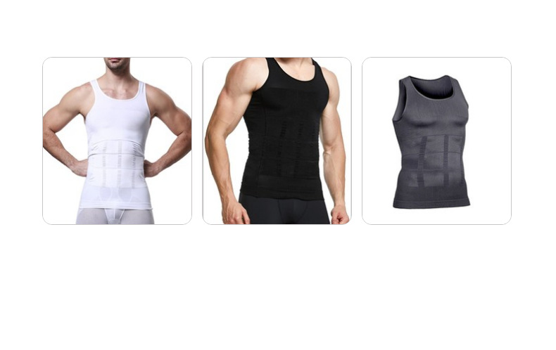 男士塑身背心 slim n lift电视购物束腰收腹内衣TV收腹背心详情9