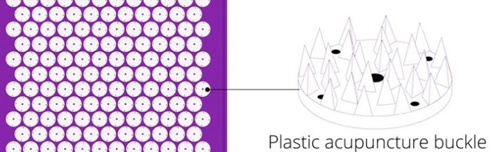 0.1源头厂家新款针刺瑜伽按摩腰靠枕腰部按摩枕针刺枕头特制穴位腰枕详情6