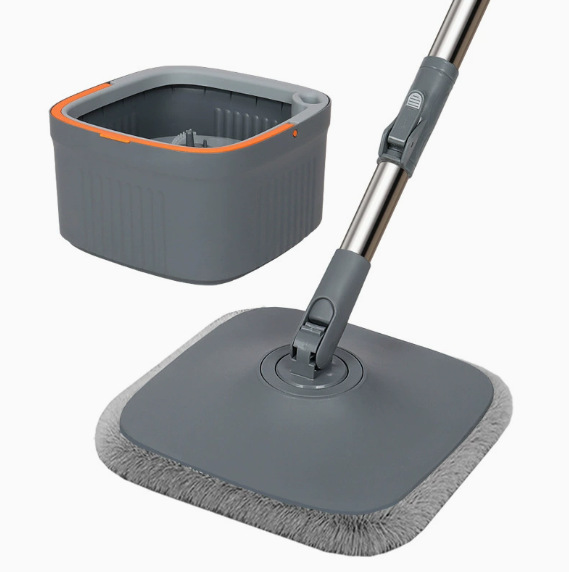 New household lazy person's clean and dirty separation mop, square mop with bucket, clean with one mop, no need for hand washing, household absorbent plate pic 6