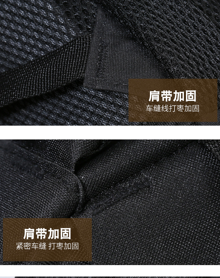Wholesale 2023 New business double backpack, wear-resistant, water-repellent, large-capacity travel computer bag, casual, fashionable and simple pic 34