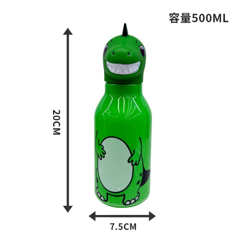 New animal cup for foreign trade, summer new style unicorn cartoon reindeer fashion gift cup, creative and cute lid pic 2