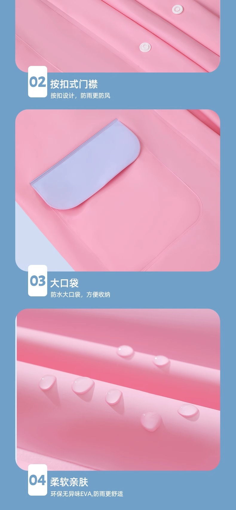 儿童雨衣儿童5-12岁7-12岁带书包位宝宝雨衣小学生雨衣全身防暴雨详情13