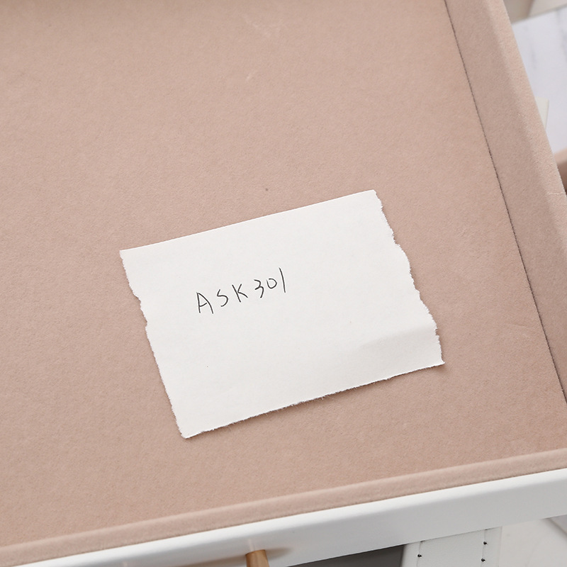 Ins-style multi-layer exquisite jewelry box, ring storage box, waterproof and scratch-resistant, large-capacity three-layer jewelry rack, daily necessities storage box pic 6