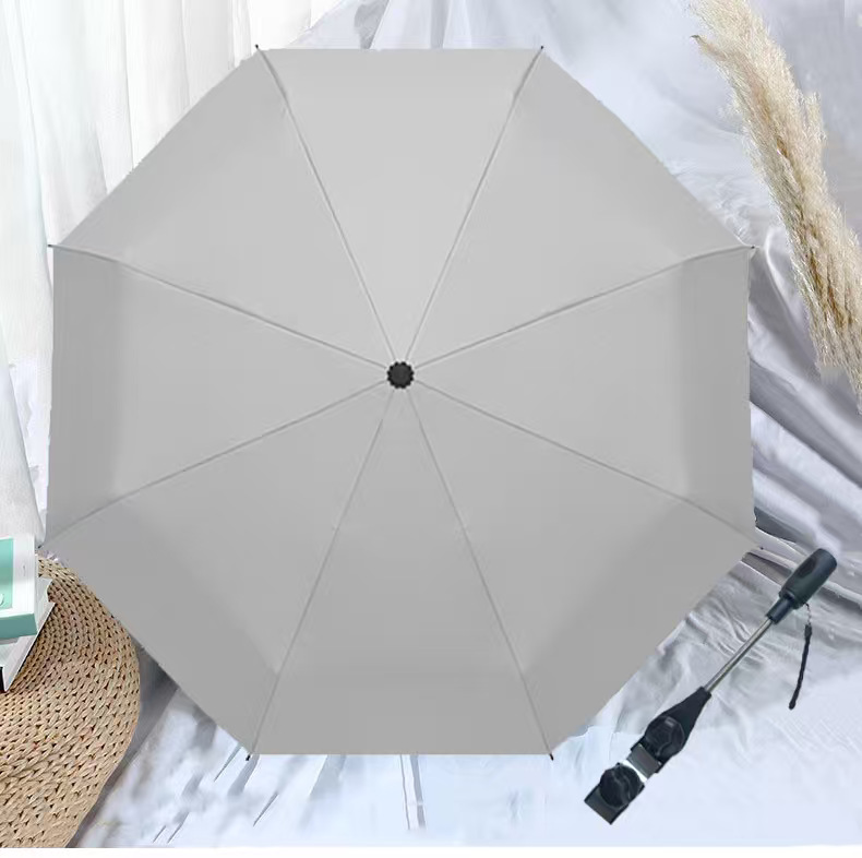 三折加大婴儿车遮阳伞溜娃神器防晒童车伞宝宝三轮推车折叠太阳伞详情19