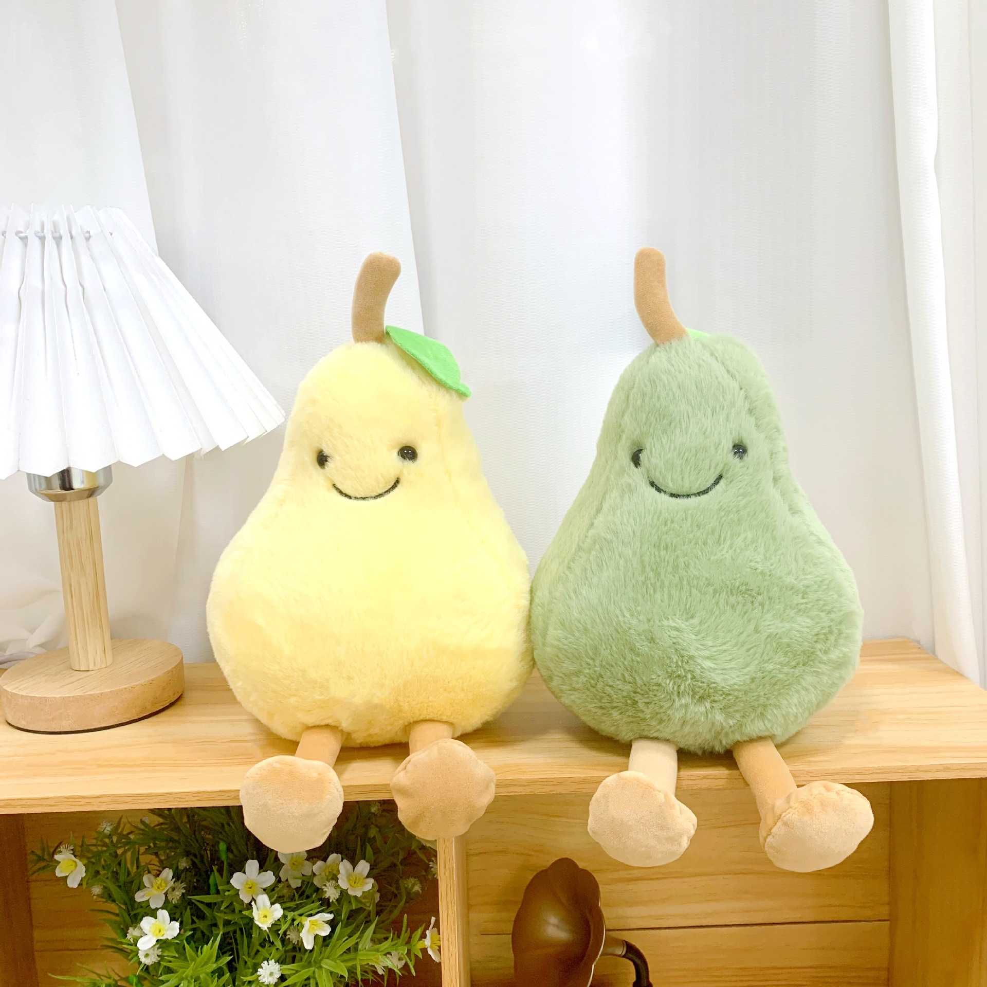 Xiaohongshu best-selling fruits, pears, plush toys, claw machines, street decoration, small gifts, factory wholesale pic 2
